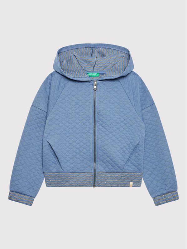 United Colors Of Benetton United Colors Of Benetton Суитшърт 3V8AC5018 Син Regular Fit