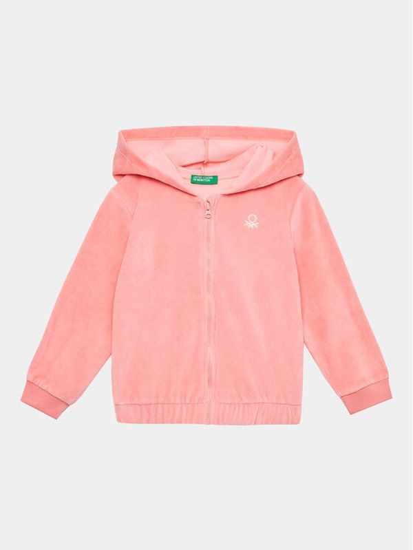 United Colors Of Benetton United Colors Of Benetton Суитшърт 3Y3EG501Z Розов Regular Fit