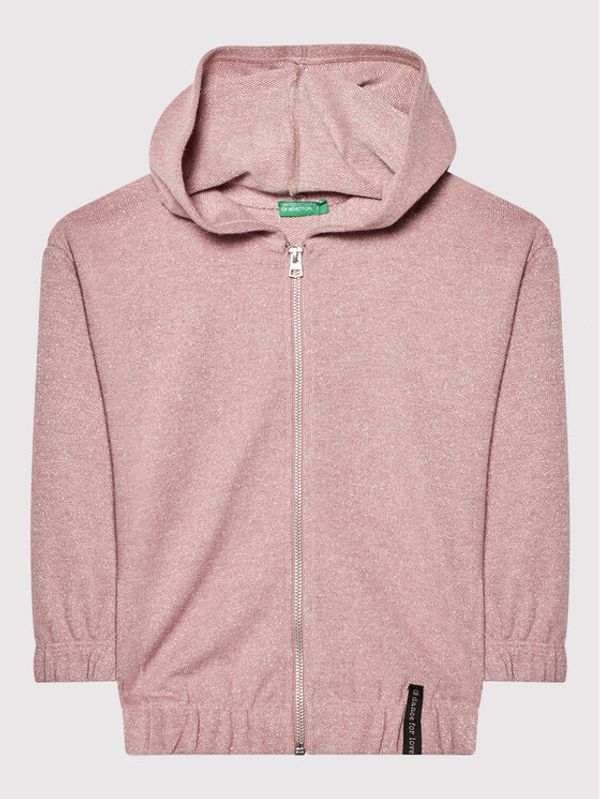 United Colors Of Benetton United Colors Of Benetton Суитшърт 3YWZC5998 Розов Regular Fit