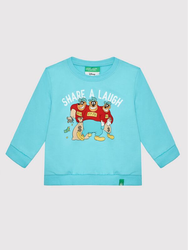 United Colors Of Benetton United Colors Of Benetton Суитшърт DISNEY 3BC1G103H Син Regular Fit