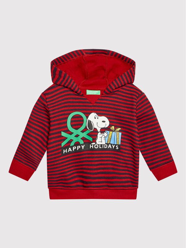 United Colors Of Benetton United Colors Of Benetton Суитшърт PEANUTS 3UJAC2305 Червен Regular Fit