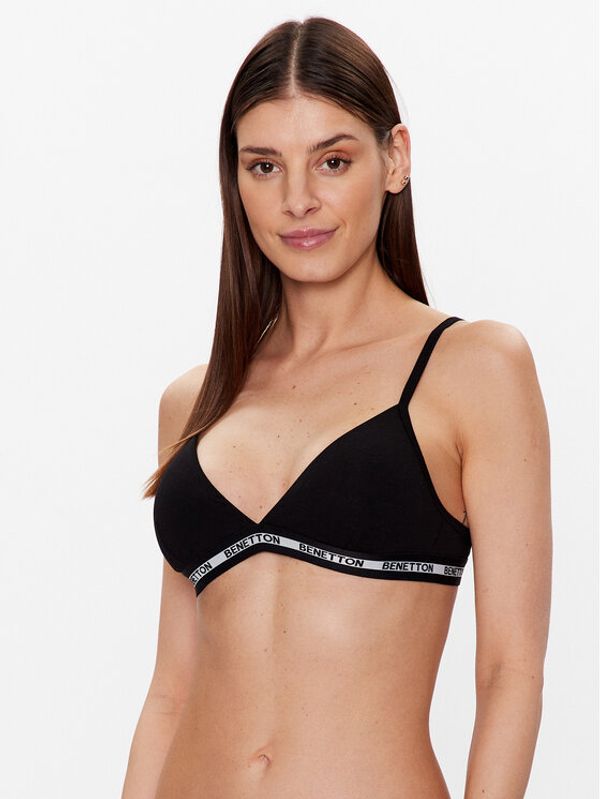 United Colors Of Benetton United Colors Of Benetton Сутиен без банели 3OP81R00B Черен