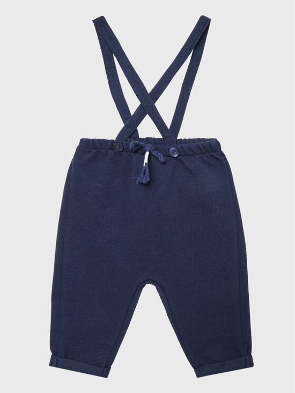 United Colors Of Benetton United Colors Of Benetton Текстилни панталони 3WYDAF00K Тъмносин Regular Fit