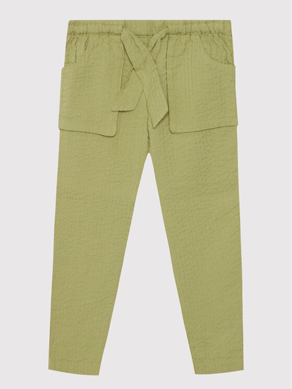 United Colors Of Benetton United Colors Of Benetton Текстилни панталони 43WMGF009 Зелен Regular Fit