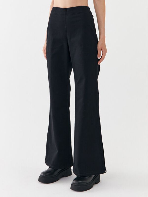 United Colors Of Benetton United Colors Of Benetton Текстилни панталони 46QRDF027 Черен Wide Leg