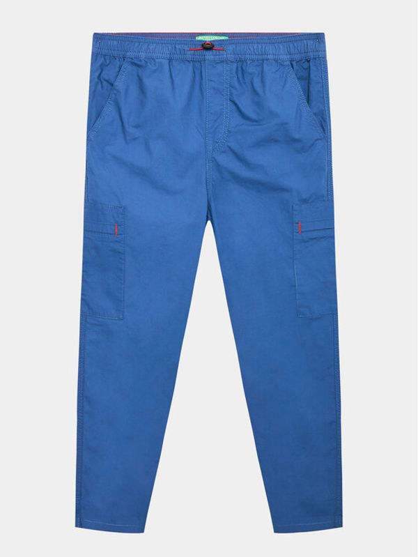 United Colors Of Benetton United Colors Of Benetton Текстилни панталони 4AC7CF01X Син Regular Fit