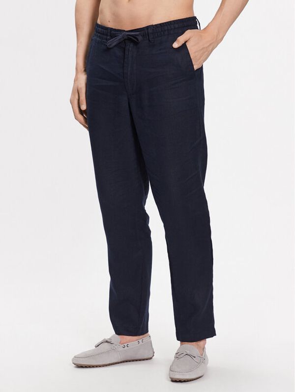 United Colors Of Benetton United Colors Of Benetton Текстилни панталони 4AGHUF00M Тъмносин Slim Fit