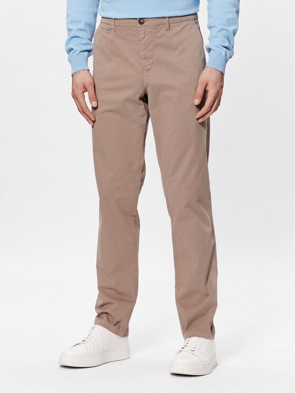 United Colors Of Benetton United Colors Of Benetton Текстилни панталони 4DKH55I18 Бежов Slim Fit