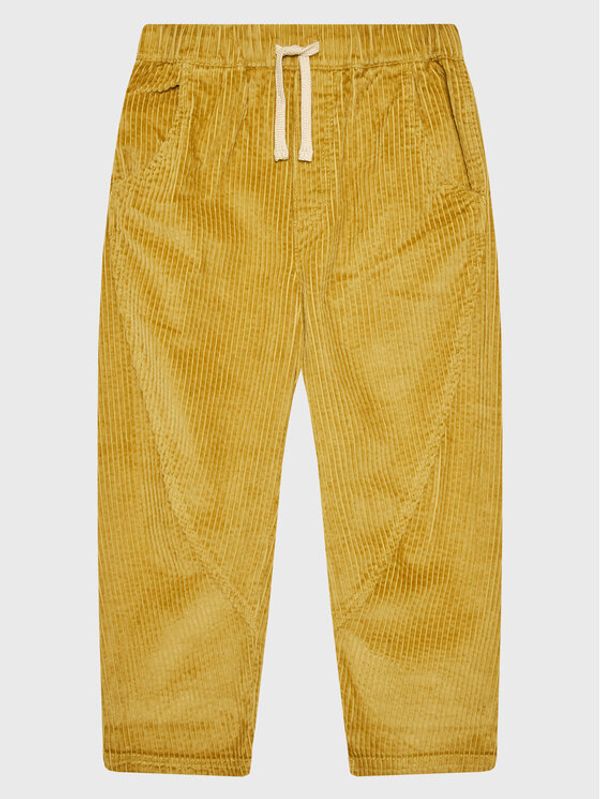 United Colors Of Benetton United Colors Of Benetton Текстилни панталони 4FJTCF01B Жълт Straight Fit