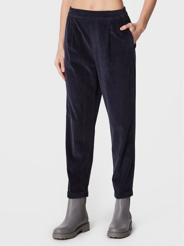 United Colors Of Benetton United Colors Of Benetton Текстилни панталони 4HA2556K4 Тъмносин Loose Fit