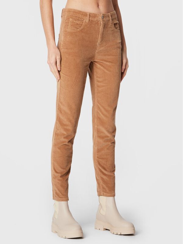 United Colors Of Benetton United Colors Of Benetton Текстилни панталони 4HA2DE00S Кафяв Skinny Fit