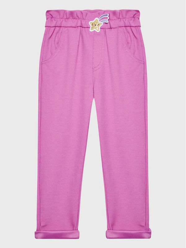 United Colors Of Benetton United Colors Of Benetton Текстилни панталони 4LAAGF00B Розов Regular Fit