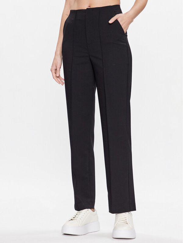 United Colors Of Benetton United Colors Of Benetton Текстилни панталони 4LKVDF037 Черен Straight Fit