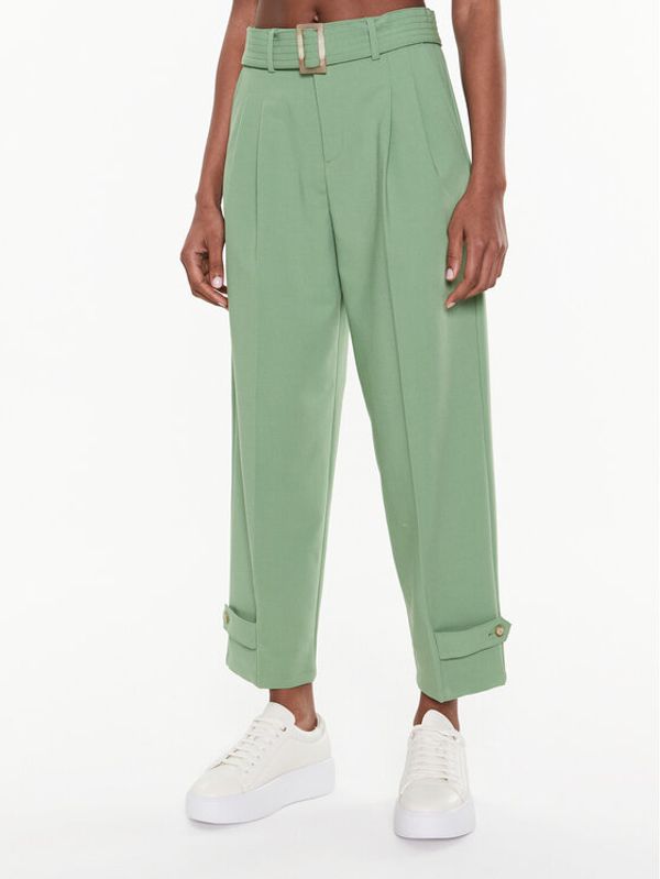 United Colors Of Benetton United Colors Of Benetton Текстилни панталони 4LKVDF038 Зелен Relaxed Fit