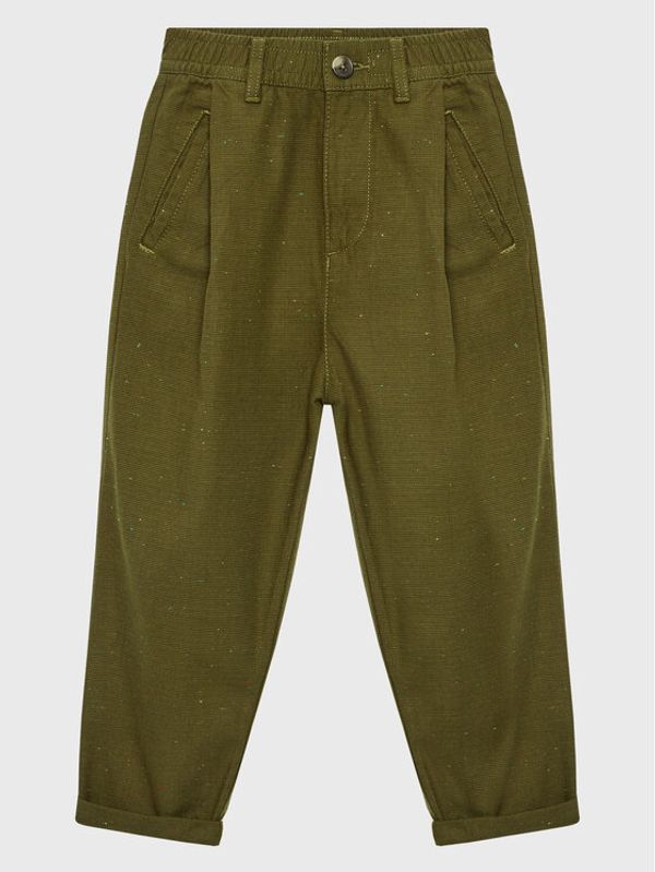 United Colors Of Benetton United Colors Of Benetton Текстилни панталони 4NYSCF00P Зелен Loose Fit