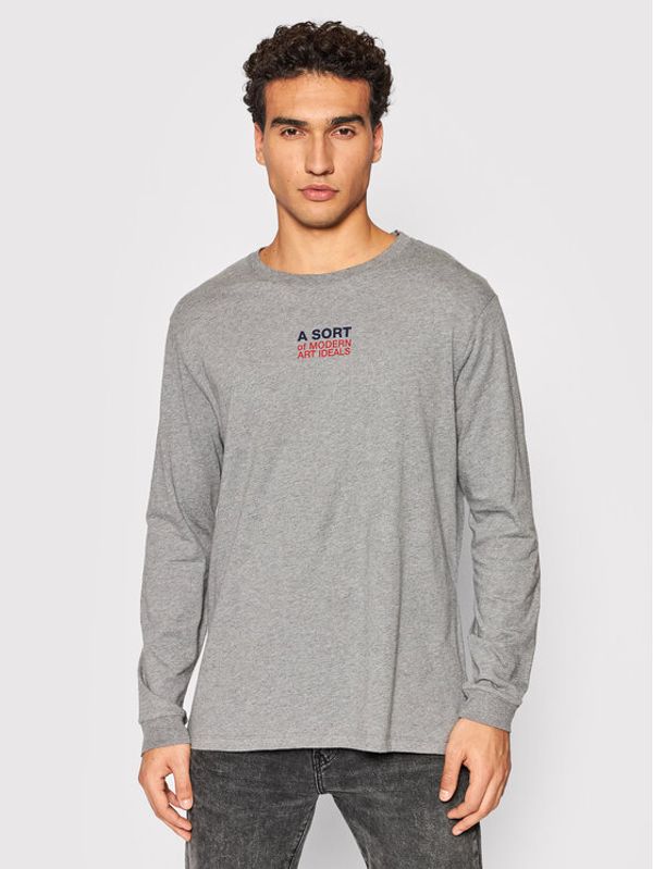 United Colors Of Benetton United Colors Of Benetton Тениска с дълъг ръкав 3096U100V Сив Regular Fit