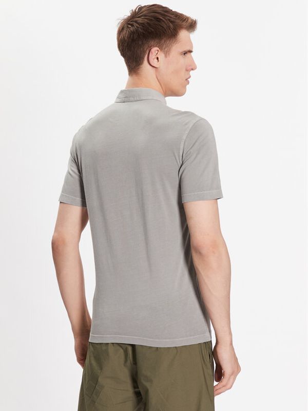 United Colors Of Benetton United Colors Of Benetton Тениска с яка и копчета 3GR6U3010 Бял Regular Fit