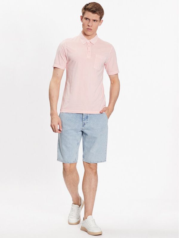 United Colors Of Benetton United Colors Of Benetton Тениска с яка и копчета 3GR6U3010 Regular Fit