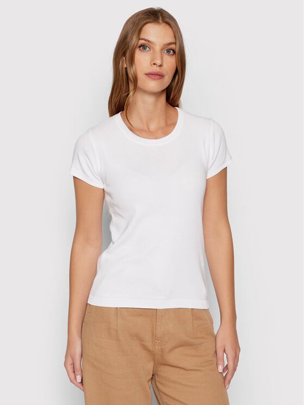 United Colors Of Benetton United Colors Of Benetton Тишърт 1091D1M10 Бял Regular Fit