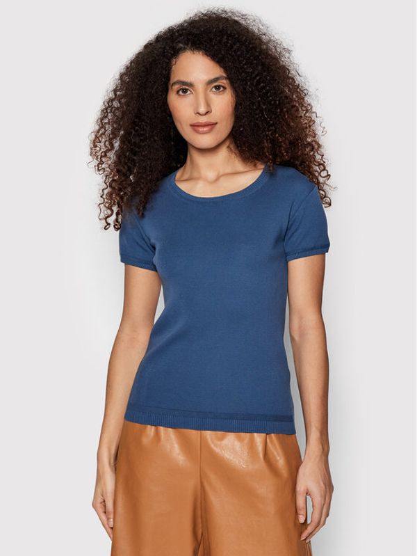 United Colors Of Benetton United Colors Of Benetton Тишърт 1091D1M10 Тъмносин Regular Fit