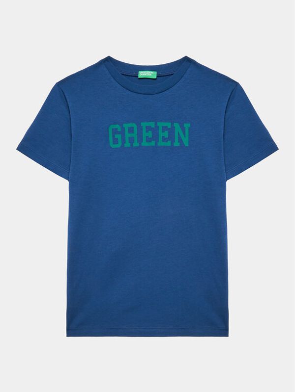 United Colors Of Benetton United Colors Of Benetton Тишърт 3096C10BJ Син Regular Fit