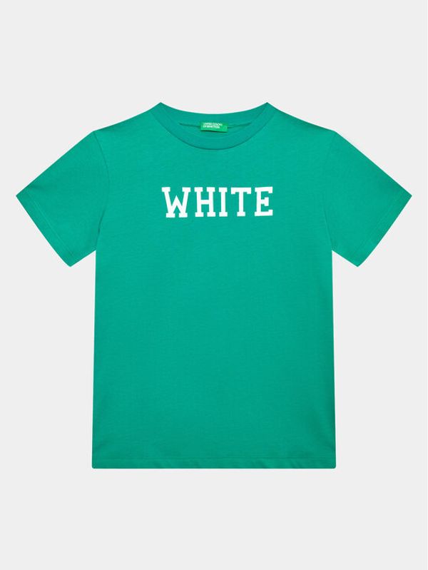 United Colors Of Benetton United Colors Of Benetton Тишърт 3096C10BJ Зелен Regular Fit