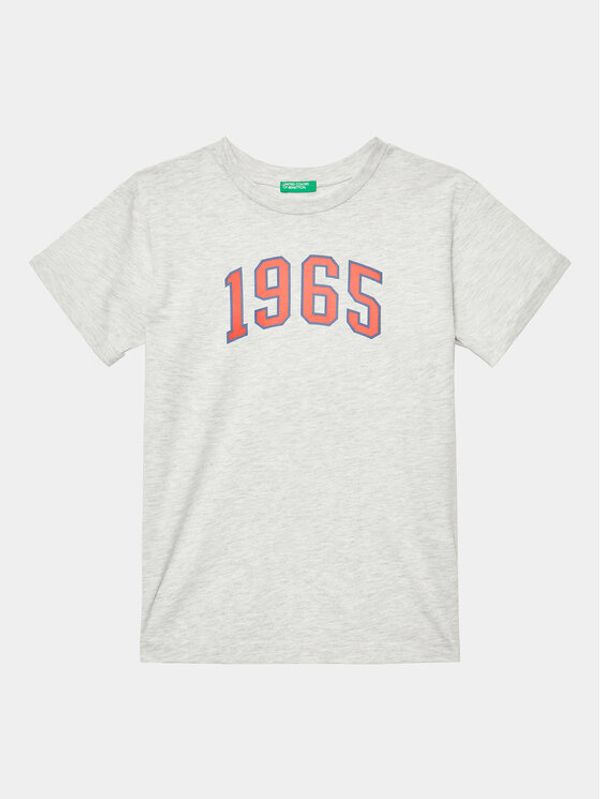 United Colors Of Benetton United Colors Of Benetton Тишърт 3096C10BO Сив Regular Fit