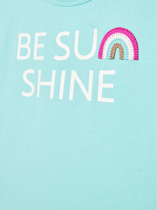 United Colors Of Benetton United Colors Of Benetton Тишърт 3096C10BW Син Regular Fit