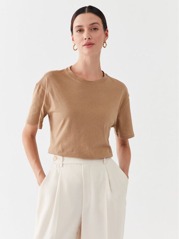 United Colors Of Benetton United Colors Of Benetton Тишърт 3096D102O Бежов Regular Fit