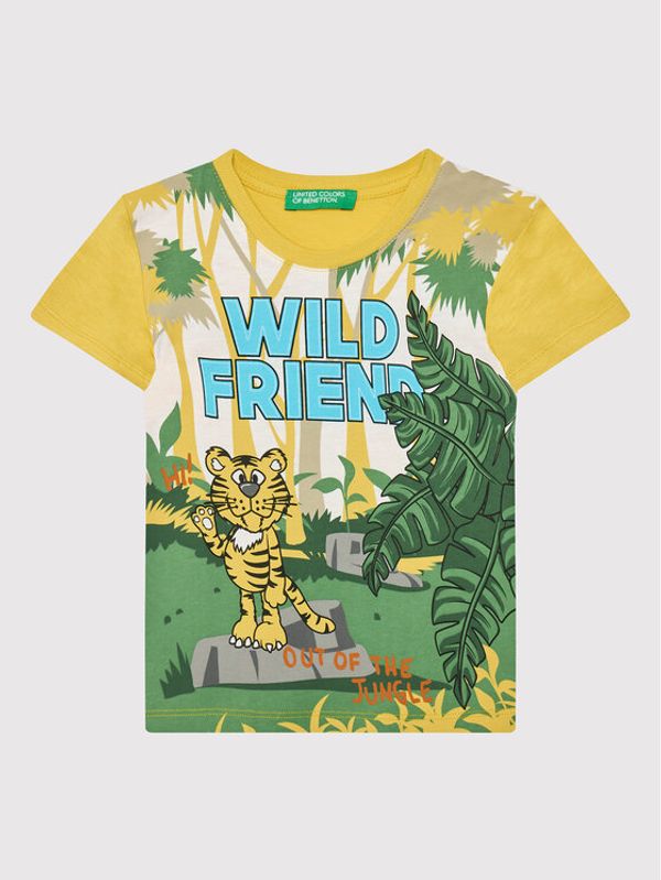 United Colors Of Benetton United Colors Of Benetton Тишърт 3096G103A Цветен Regular Fit