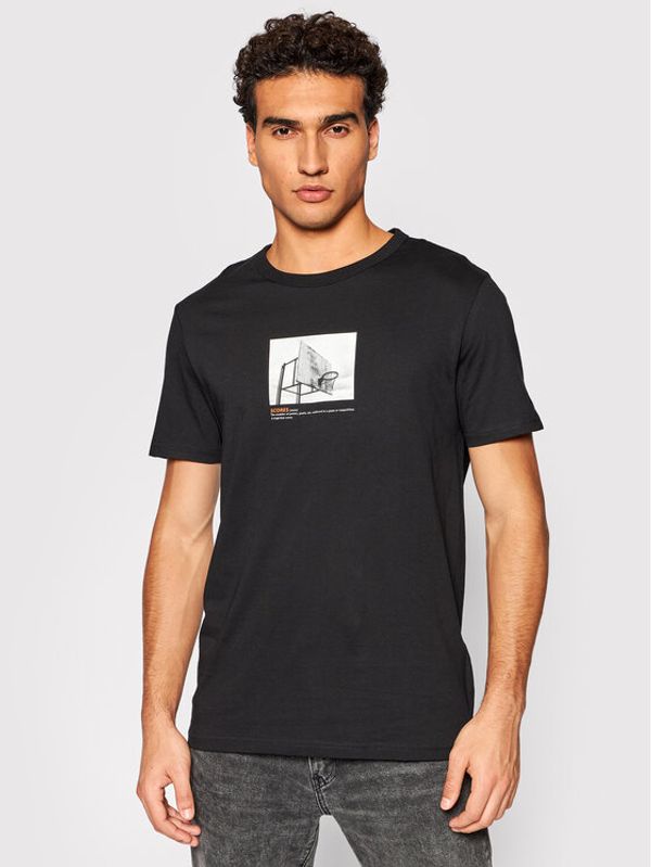 United Colors Of Benetton United Colors Of Benetton Тишърт 3096U1018 Черен Regular Fit