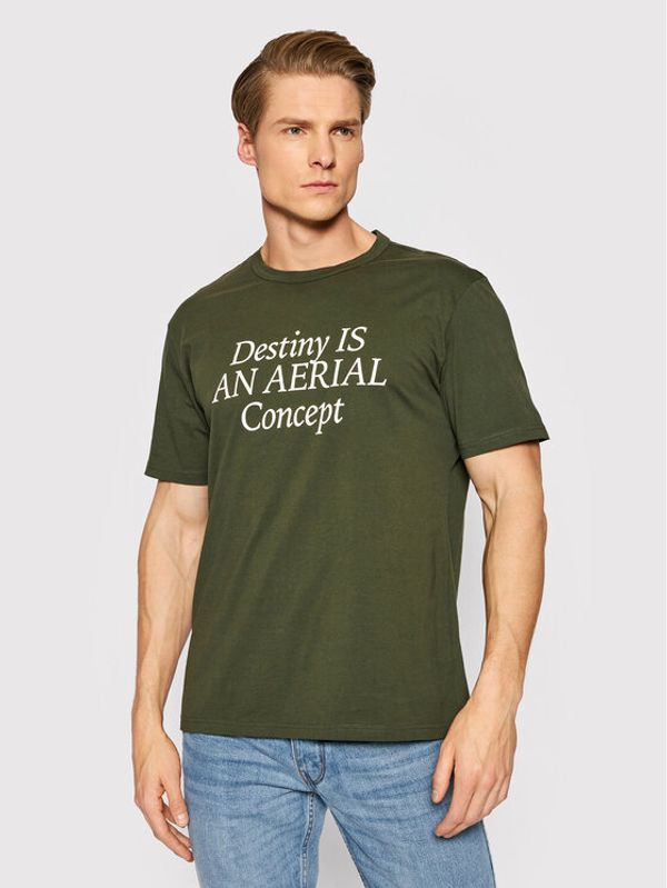 United Colors Of Benetton United Colors Of Benetton Тишърт 3096U101A Зелен Relaxed Fit