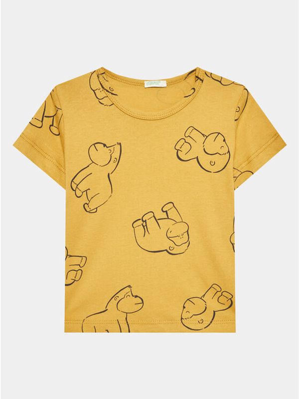 United Colors Of Benetton United Colors Of Benetton Тишърт 30HPA1031 Тъмносин Regular Fit