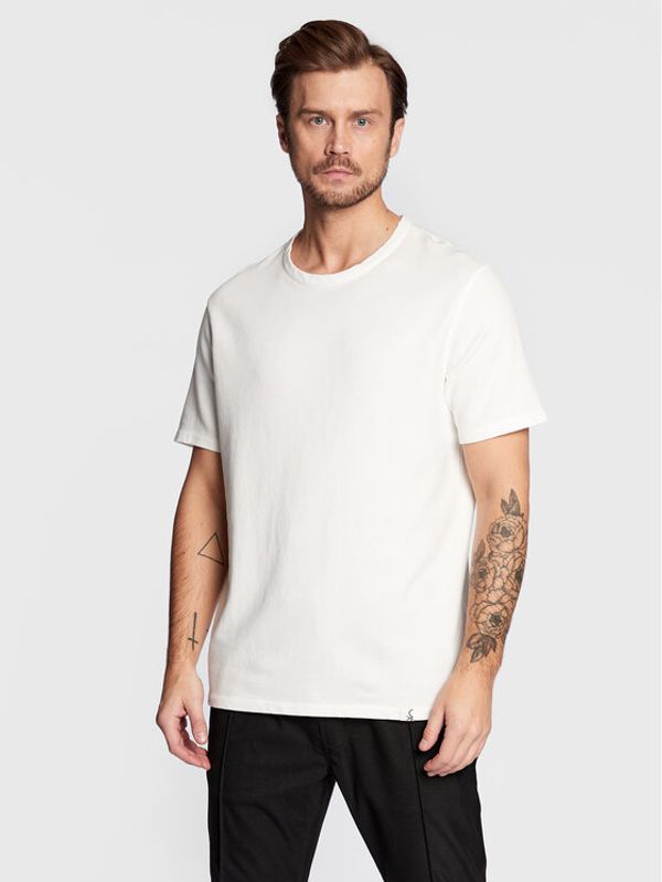 United Colors Of Benetton United Colors Of Benetton Тишърт 32FMU103J Бял Regular Fit