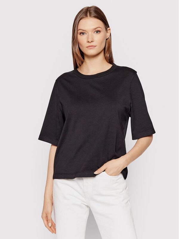 United Colors Of Benetton United Colors Of Benetton Тишърт 3BL0E17G5 Черен Boxy Fit