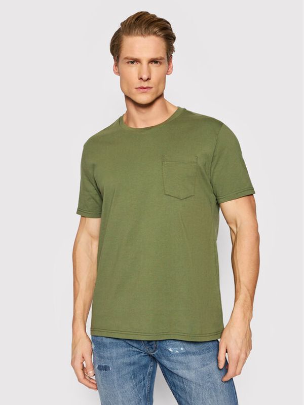 United Colors Of Benetton United Colors Of Benetton Тишърт 3BL0J19G5 Зелен Regular Fit