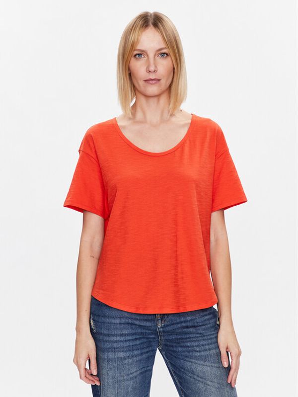 United Colors Of Benetton United Colors Of Benetton Тишърт 3BVXD1033 Оранжев Relaxed Fit