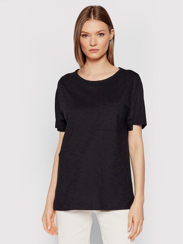 United Colors Of Benetton United Colors Of Benetton Тишърт 3BVXE18A0 Черен Relaxed Fit