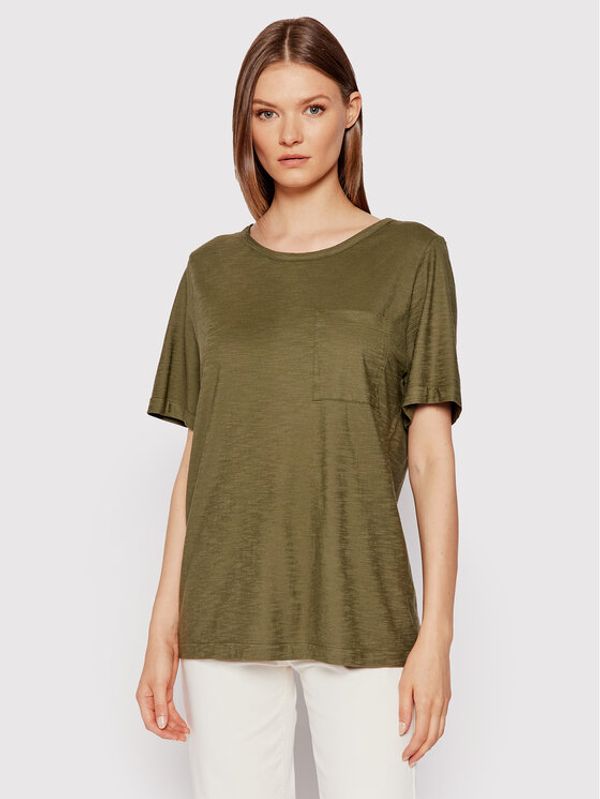 United Colors Of Benetton United Colors Of Benetton Тишърт 3BVXE18A0 Зелен Relaxed Fit