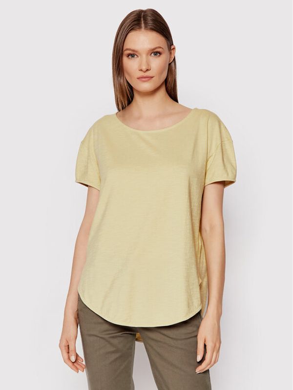 United Colors Of Benetton United Colors Of Benetton Тишърт 3BVXE19E6 Бежов Oversize