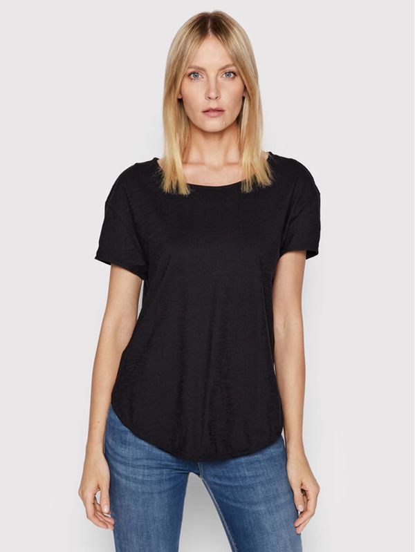 United Colors Of Benetton United Colors Of Benetton Тишърт 3BVXE19E6 Черен Regular Fit