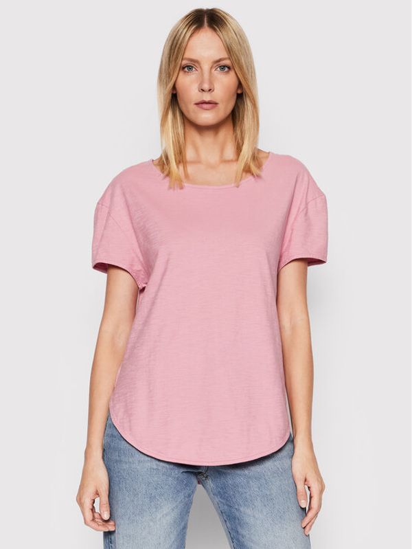 United Colors Of Benetton United Colors Of Benetton Тишърт 3BVXE19E6 Розов Oversize
