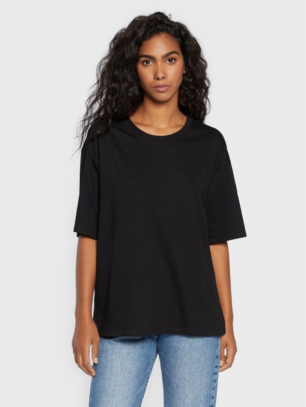 United Colors Of Benetton United Colors Of Benetton Тишърт 3FWFD1028 Черен Oversize