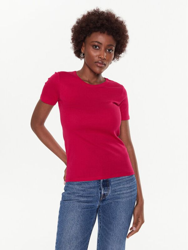 United Colors Of Benetton United Colors Of Benetton Тишърт 3GA2E16A0 Розов Regular Fit
