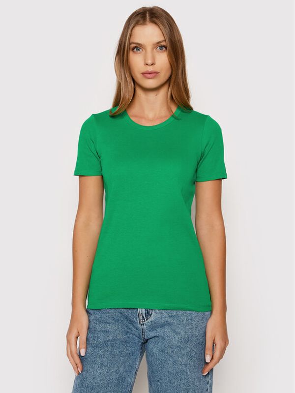 United Colors Of Benetton United Colors Of Benetton Тишърт 3GA2E16A0 Зелен Regular Fit