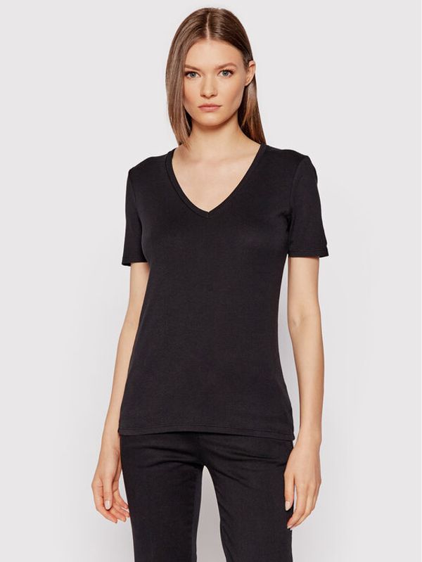 United Colors Of Benetton United Colors Of Benetton Тишърт 3GA2E4230 Черен Regular Fit