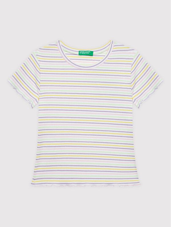 United Colors Of Benetton United Colors Of Benetton Тишърт 3HFUC102U Цветен Regular Fit