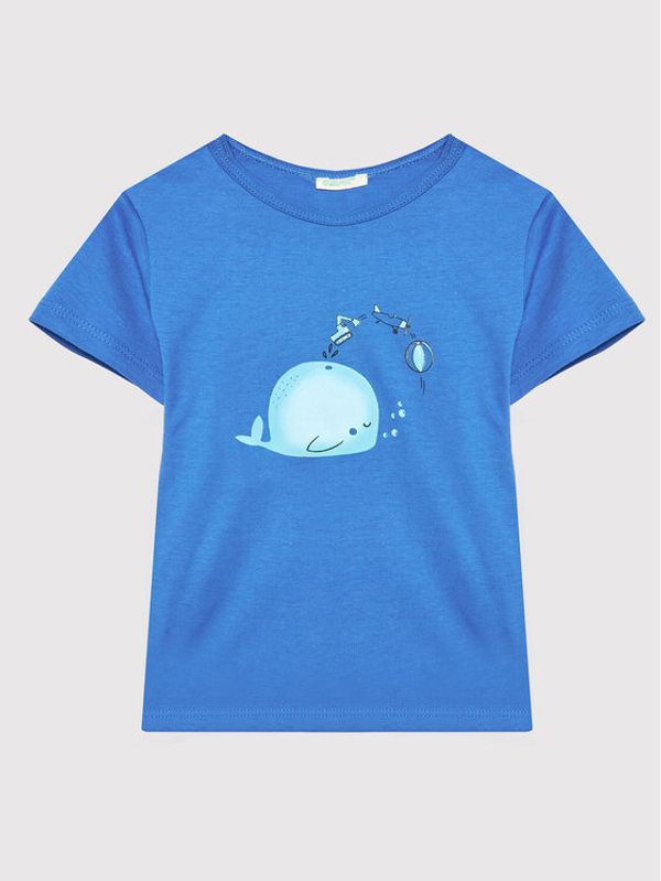 United Colors Of Benetton United Colors Of Benetton Тишърт 3I1XA100E Тъмносин Regular Fit