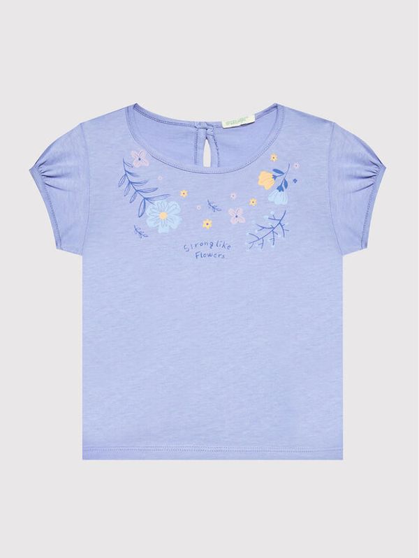 United Colors Of Benetton United Colors Of Benetton Тишърт 3I1XA100G Виолетов Regular Fit