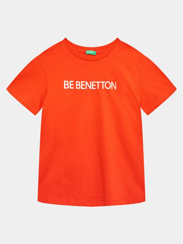 United Colors Of Benetton United Colors Of Benetton Тишърт 3I1XC10BI Червен Regular Fit